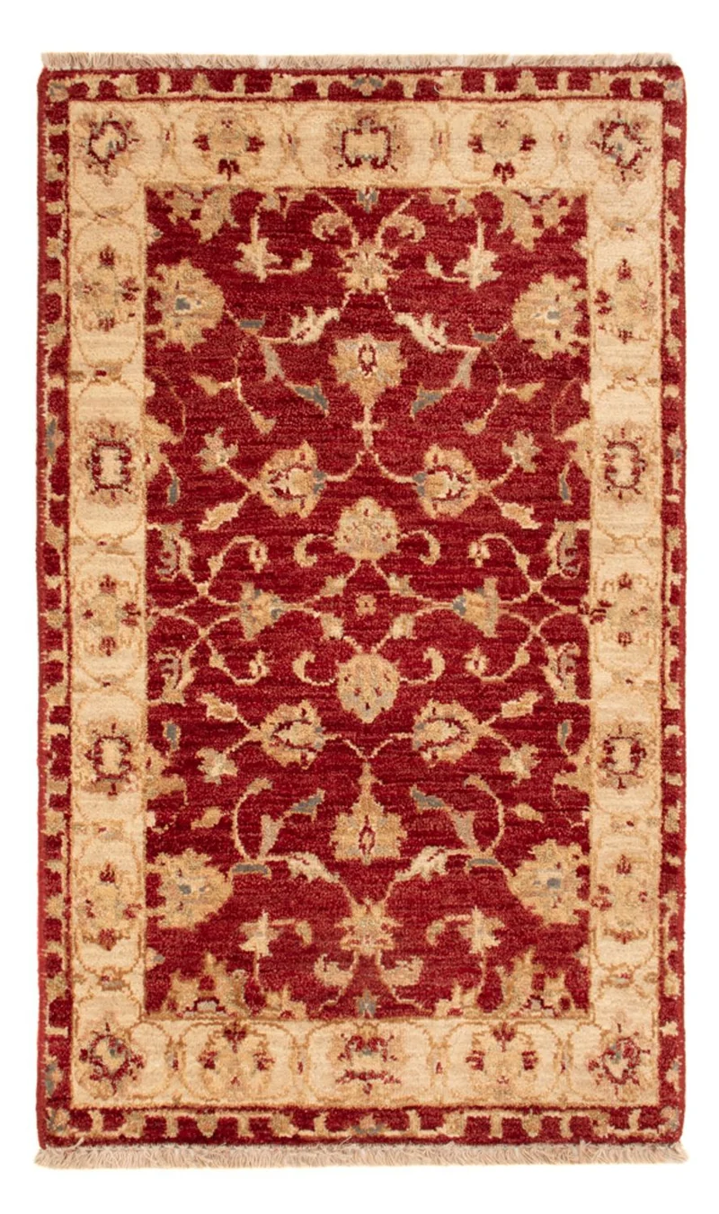 Ziegler Teppich - 60 x 90 cm - bordeauxrot