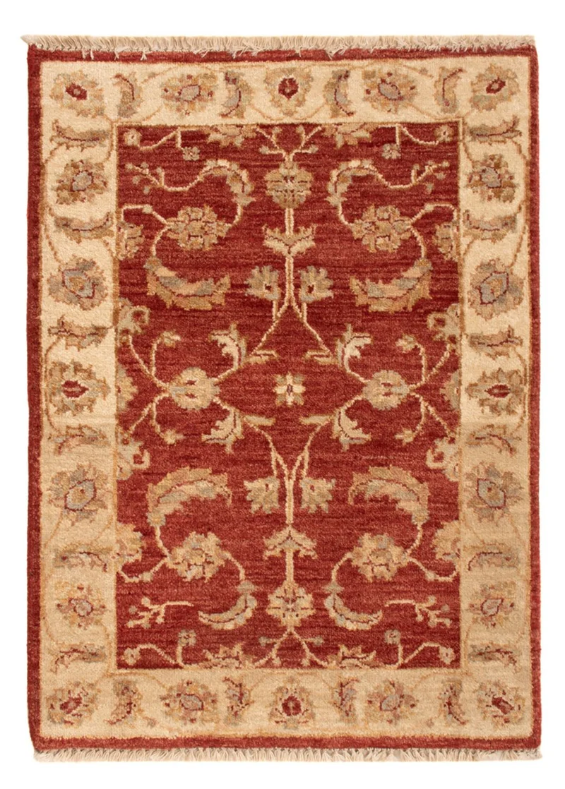 Ziegler Teppich - 60 x 90 cm - bordeauxrot
