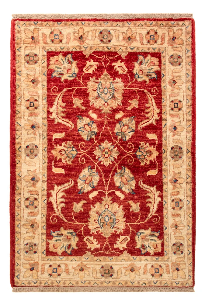 Ziegler Teppich - 59 x 88 cm - rot
