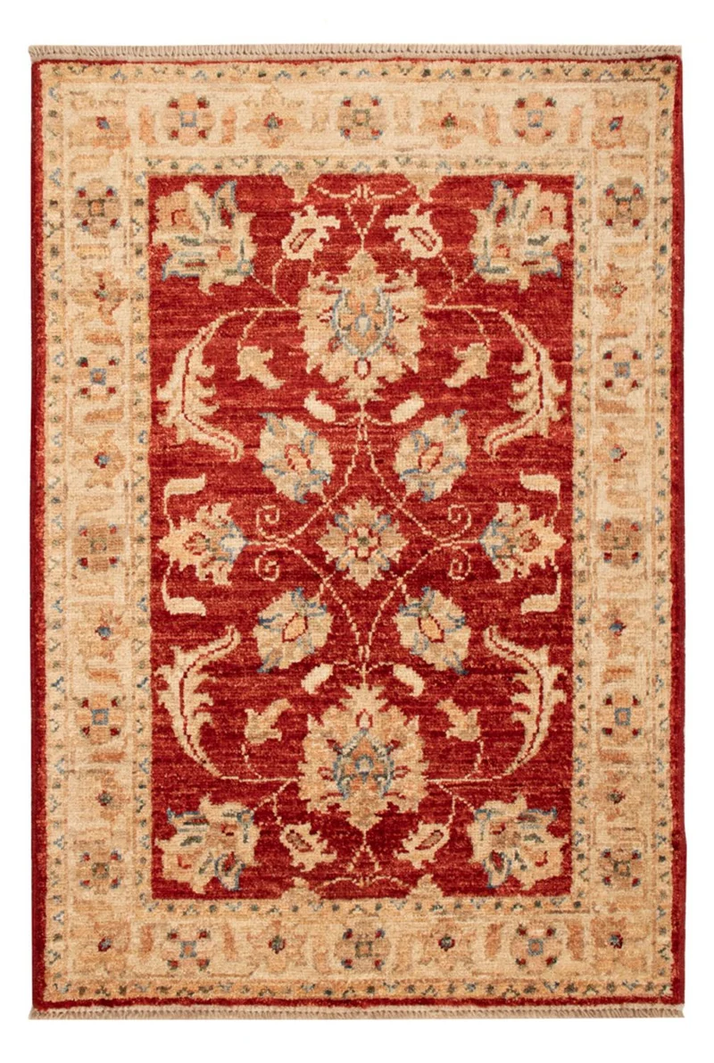Ziegler Teppich - 60 x 86 cm - rot
