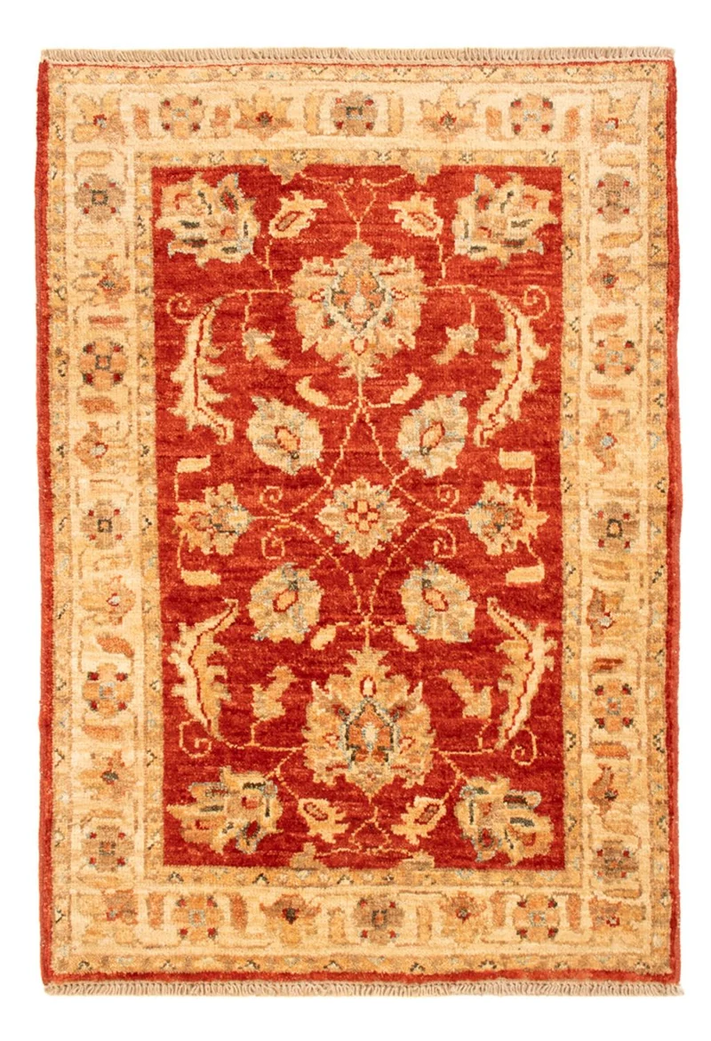 Ziegler Teppich - 61 x 87 cm - rot