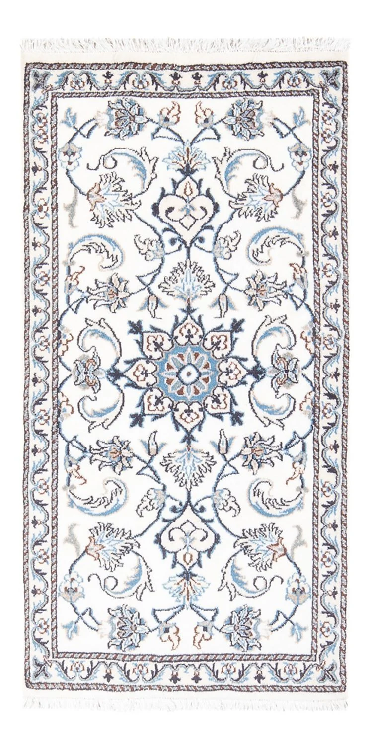 Perserteppich - Nain - 70 x 140 cm - creme