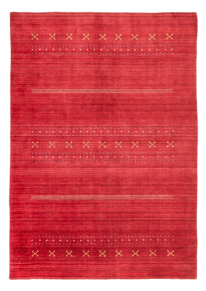 Gabbeh Teppich - Loribaft Softy - 170 x 240 cm - rot
