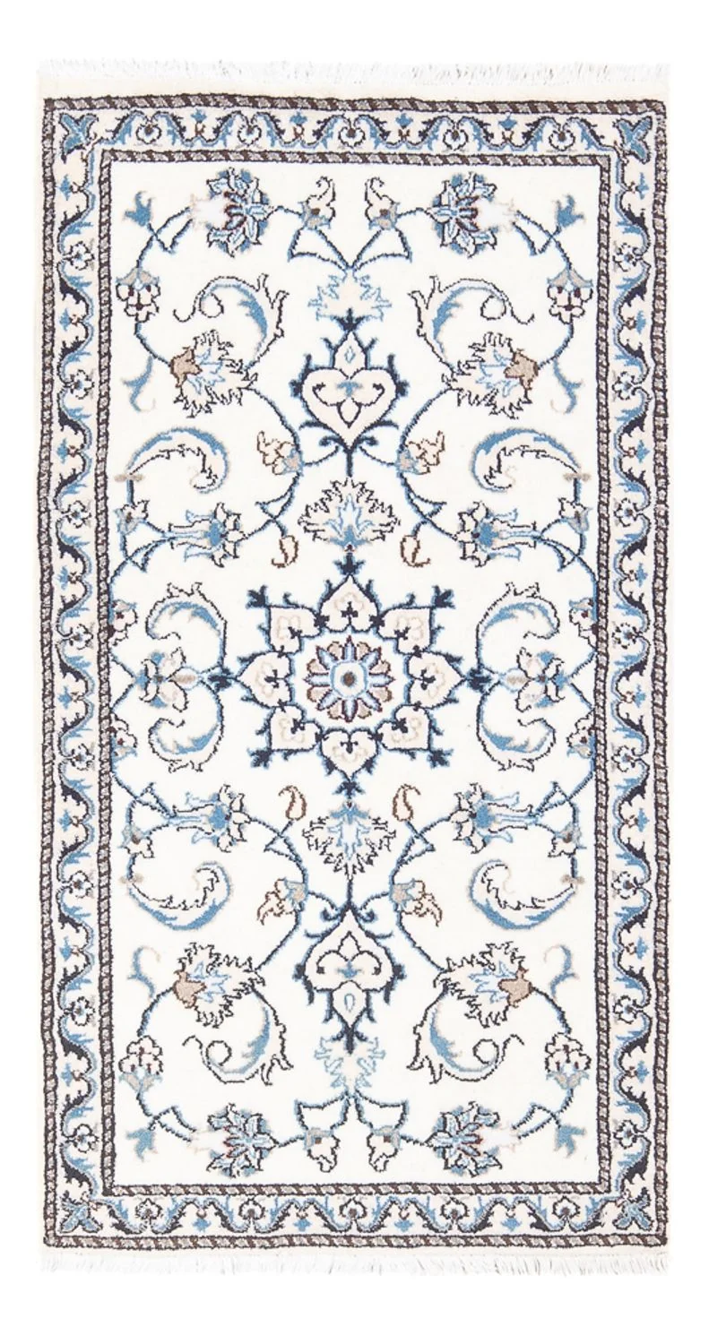 Perserteppich - Nain - 70 x 135 cm - creme