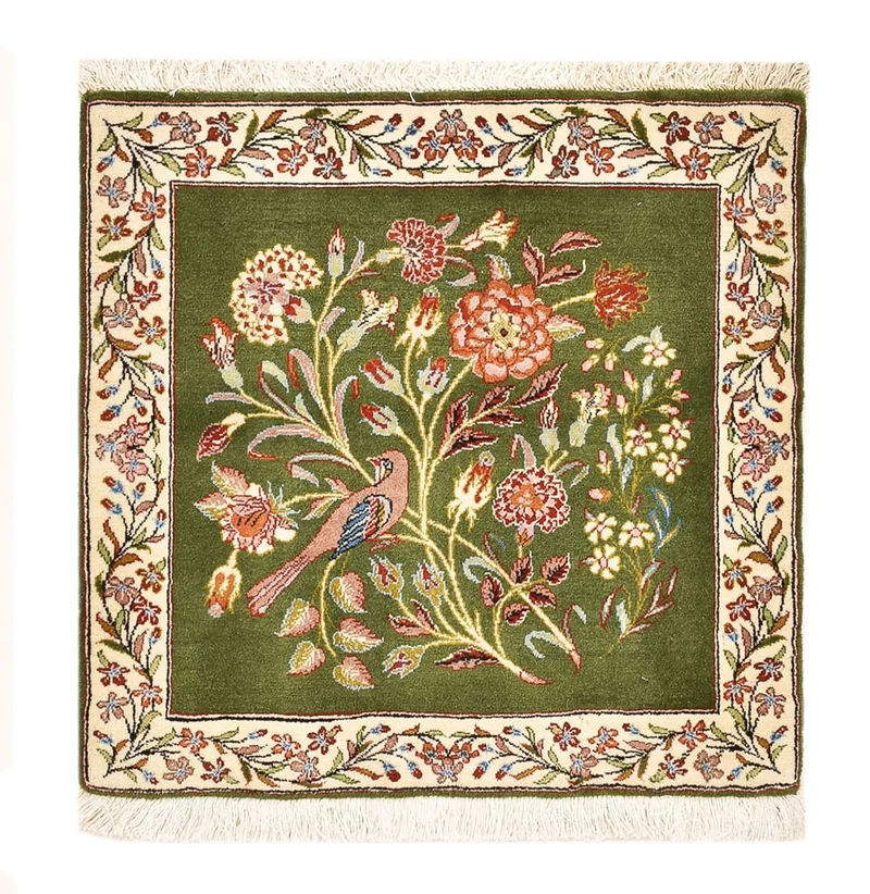 Rafsanjan Teppich 60x60cm - Perserteppich