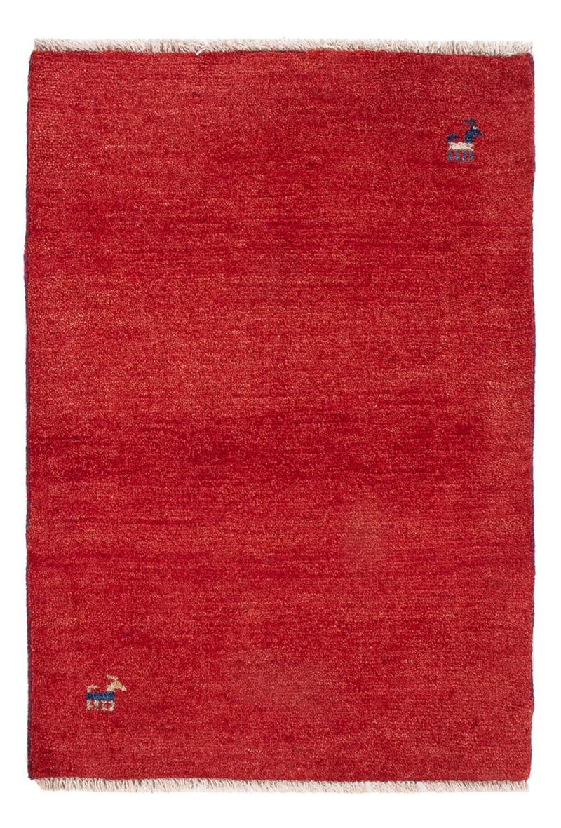 Gabbeh Teppich - Perser - 62 x 87 cm - rot