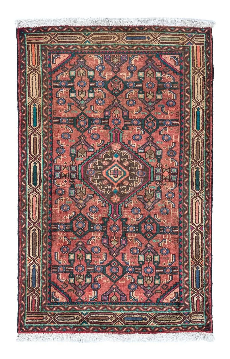 Perserteppich - Nomadic 80 x 124 cm - hellrot