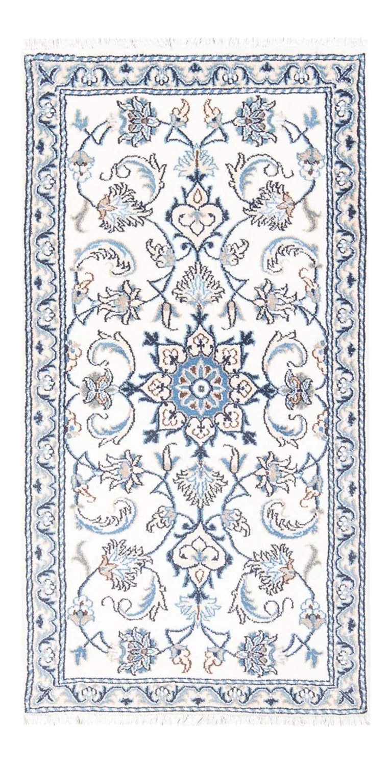 Perserteppich - Nain - 68 x 137 cm - creme