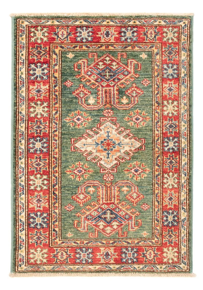 Ziegler Teppich - Kazak - Royal - 60 x 87 cm - grün